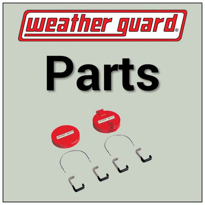 Weather Guard Parts 1927-5-01 15+ Compact GM Cab Protector Mounting Kit - Steel, Gloss Black Finish