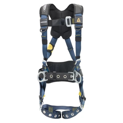 Werner Fall Protection LITEFIT™ H33210XXB Construction (Back and Hip D-Rings) Harness, Tongue Buckle Legs