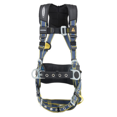 Werner Fall Protection H23210X Blue Armor Construction Harness / Tongue buckle leg straps