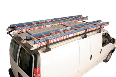 Adrian Steel #VP1 Perimeter Ladder Rack, Black, Multiple Vehicles