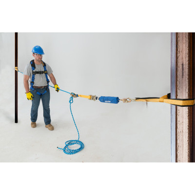 Werner L102XXX 2-Man Rope Horizontal Lifeline System, Cross-Arm