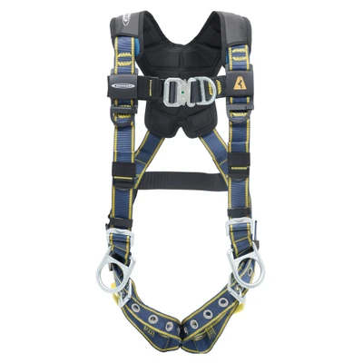 Werner Fall Protection 16200X Blue Armor Climbing/Positioning Harness / Tongue buckle legs