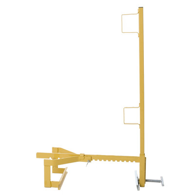 Acro 12090 Parapet Wall Guard Rail Systems Bracket & Post, yellow guard rail bracket post by Acro.