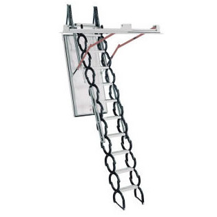 Rainbow ProTech-12 Series Attic Ladder | 75-Minute Fire Rated | 30 Inches x 60 Inches Opening | 7 Foot 10 Inches to 12 Foot Ceiling Height | 350 lb. Capacity