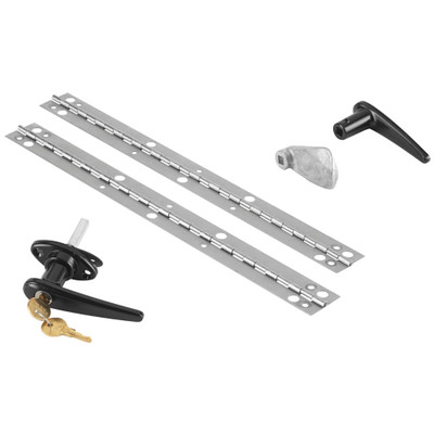 Weather Guard Model 96901-3-01 Swing Door Conversion Kit for Van Rear Door Upgrade with lock.