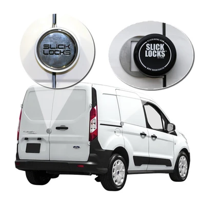 Slick Locks FD-TC-FVK-2-TK Turn Key Kit for Ford Transit Connect, Corrosion Resistance, black and silver finish.