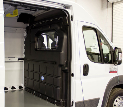 Adrian Steel Company #PARPM 53847 Composite Partition w/ Window | RAM ProMaster Low & High Roof