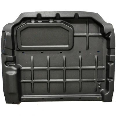 Adrian Plastic Composite Partition, GM Full Size, Black, no window, Adrian #PARGM-NW 51239.