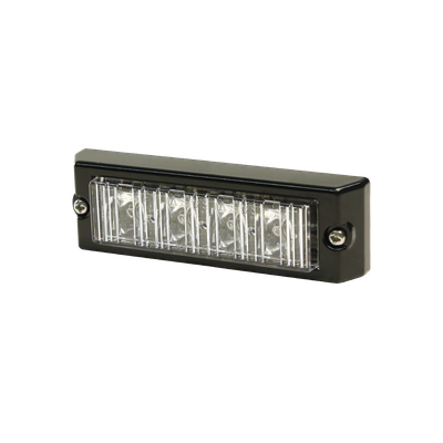 ECCO 3704 Directional LED vehicle warning lights, surface mount, 12-24VDC, black color.