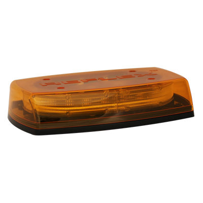 ECCO 5545A LED Microbar: Reflex, 11", Class II,Zero Optic Dome, 12-24VDC, 18 Flash Patterns, Amber