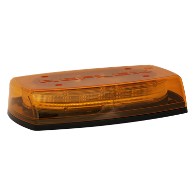 ECCO 5545A LED Microbar Reflex High visibility light, Amber, 11", Class II, Zero Optic Dome.