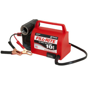Fill-Rite FR1612 red Portable 12V pump with 3/4 in NPT inlet and 12V DC.