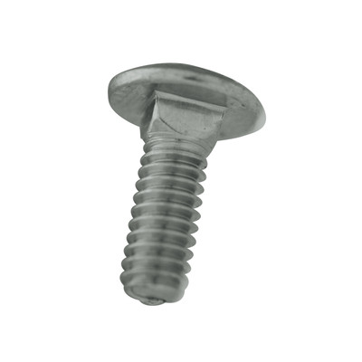 Tapco metallic bolt, 1/4 -20 x 3/4" carriage bolt, silver color, from Tapco Parts brand.