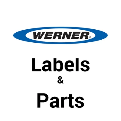 Werner Parts logo with blue oval and black text on white background for labels and parts.