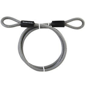 Master Lock 78DPF 6ft (1.8m) Long x 3/8in (10mm) Diameter Looped End Cable
