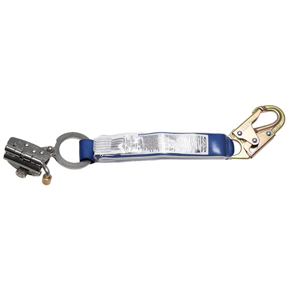 Werner L240002 Stainless Steel Trailing Rope Grab with Shock Pack