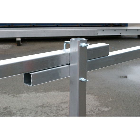 Werner SGR-13 | 13' (156") 1.5" Square Aluminum Guardrail