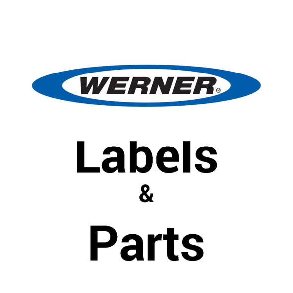 Werner Parts 57995-01 | LADDER CAUTION LABEL (Spanish)