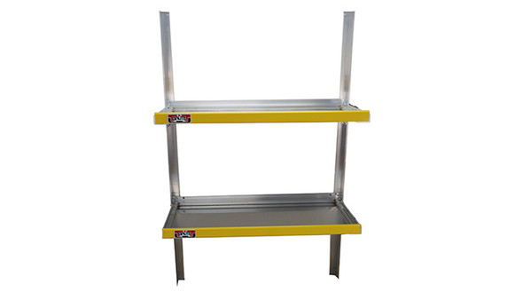 Unique HFS2448 Folding Shelf Assembly | 24" Deep x 48" Long " | Universal fit | 2 Shelves per assembly