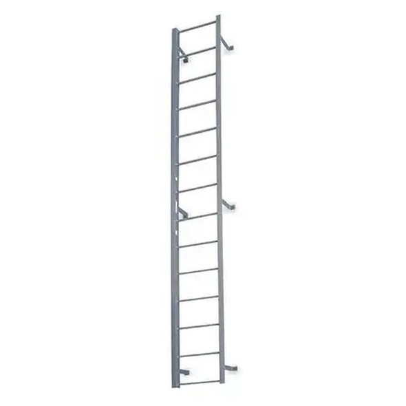 Cotterman - F14S Fixed Steel Ladder | 1 Section / Overall Length 13 Ft 3 In / No Handrail