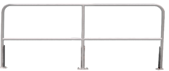 Cotterman AR7 Bolt-On Aluminum Railings - 7 Foot