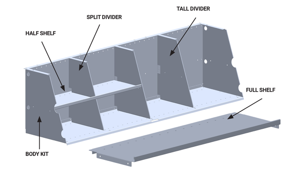 Adrian TTBTDK1720 Tall Divider