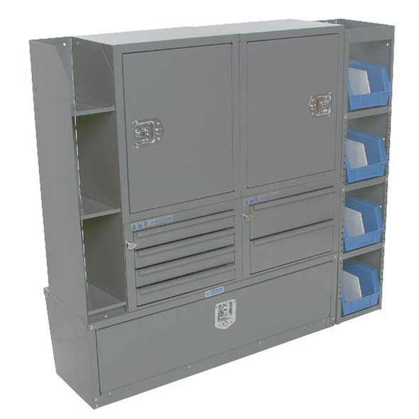 Adrian Steel  #MD534 Cabinet and Drawer Module , Gray