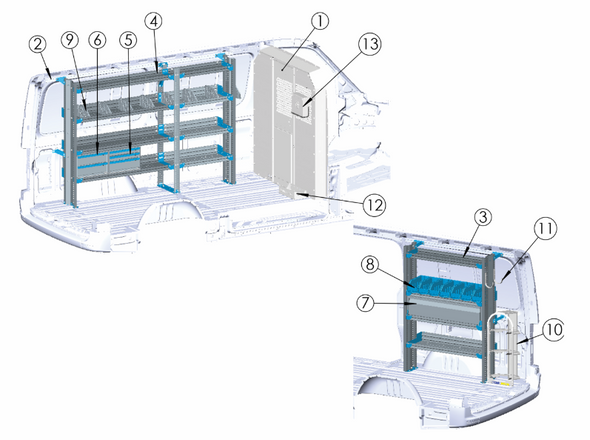 Adrian HVAC-SPSR144B HVAC Package, Sprinter Standard Roof 144WB Adrian HVAC-SPSR144B HVAC Package, Sprinter Standard Roof 144WB