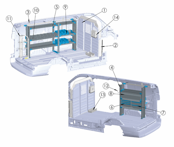 Adrian HVAC-FTLR130B HVAC Package, Transit Low Roof 130WB Adrian HVAC-FTLR130B HVAC Package, Transit Low Roof 130WB