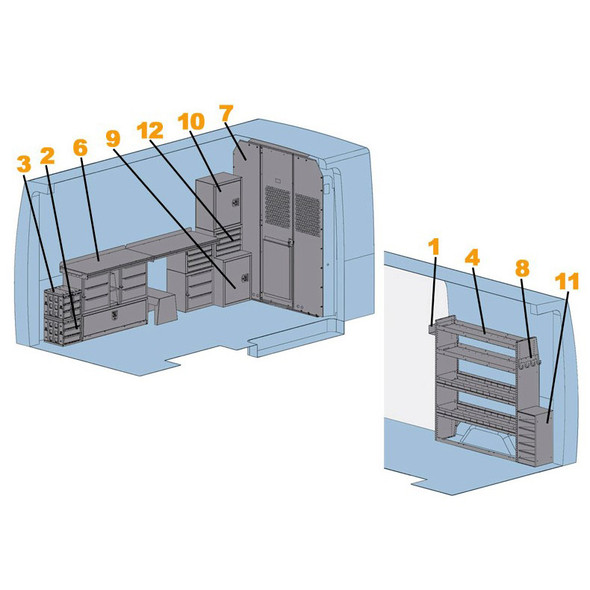 Adrian Steel 31163-0, Drawer for DC6 Drawer Unit - Walmart Supplies
