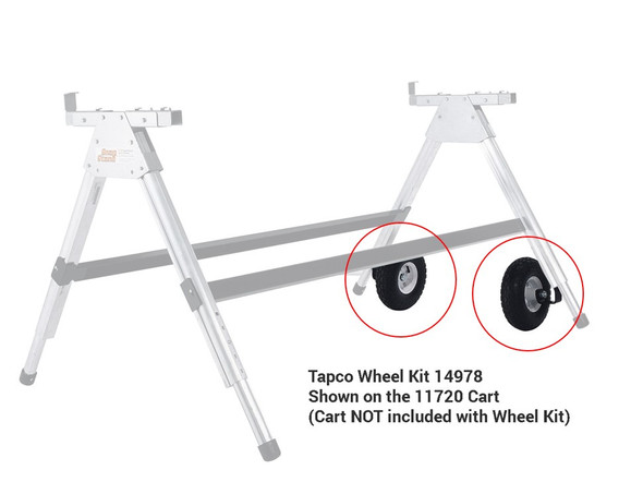 Tapco 14978 Snap Stand Wheel Kit