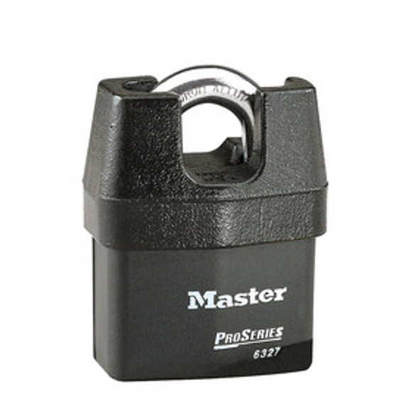 Master Lock 6327KA 2-5/8in (67mm) Wide ProSeries® Shrouded Laminated Steel Rekeyable Pin Tumbler Padlock, Keyed Alike
