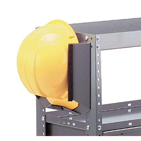 Adrian Steel #TA2 Hard Hat Holder, 10.5w x 9.3h x 2.4d, Gray