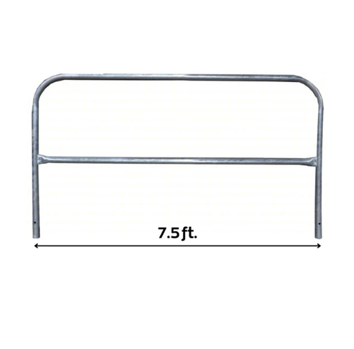 Tie Down Engineering 7.5 ft. Galvanized Guardrail, metal frame guardrail by Tie Down.