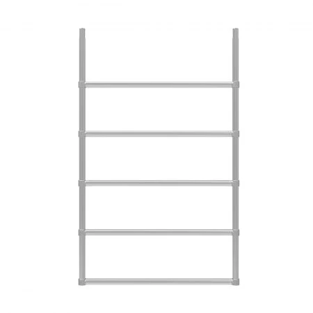 MetalTech AL-F4003 Aluminum Scaffold, wide frame, stable scaffolding, silver color, by MetalTech brand.