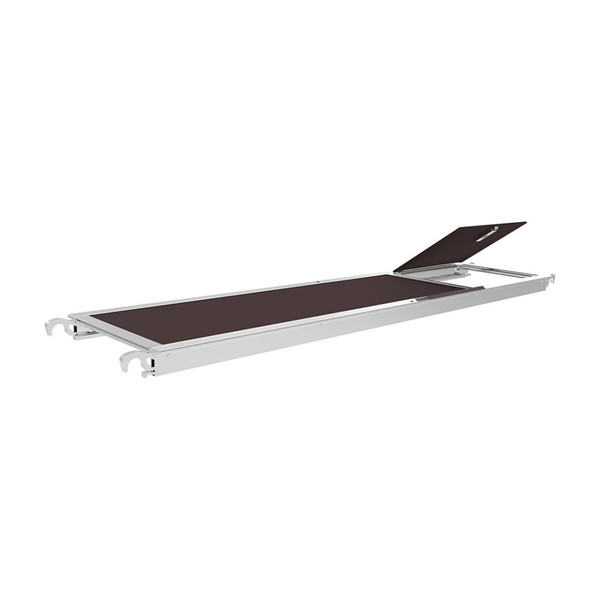 MetalTech AL-P000X. | Aluminum Scaffold - Aluminum trapdoor platform with anti-slip plywood deck