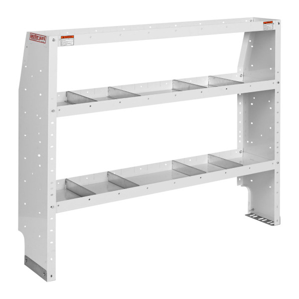 Weather Guard Model 9355-3-03 Adjustable 3 Shelf Unit, 52 in x 44 in x 13-1/2 in