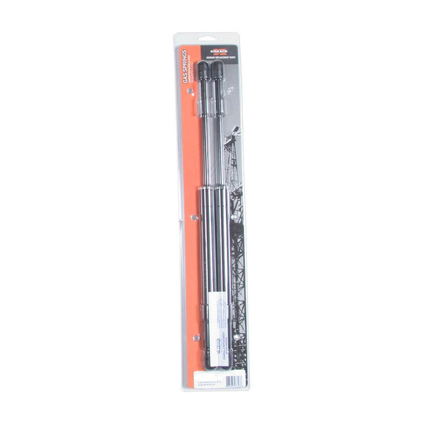Knaack 952-2PK Gas Springs in packaging, tool box parts by Knaack, silver color.