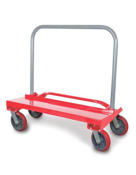 MetalTech WALL HAULER™ Series 3600 red drywall cart for efficient drywall transport.