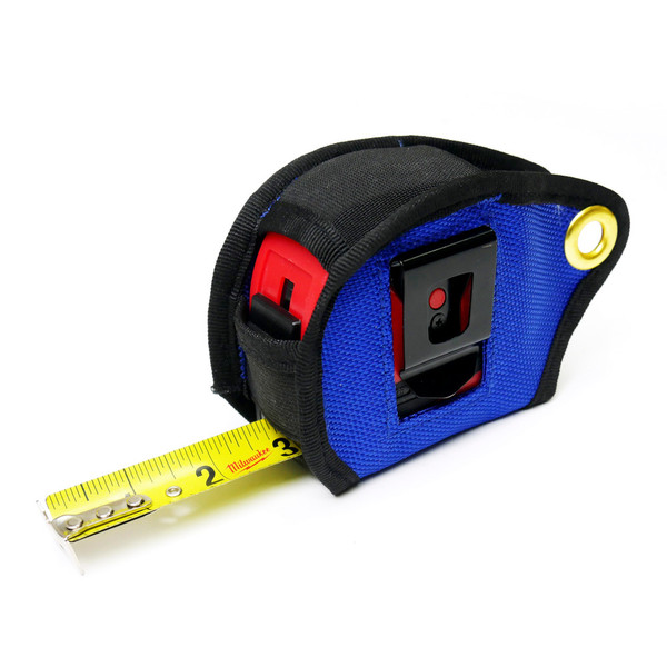 Werner Fall Protection M440002 Tape Measure Jacket, Height Work Tool Connection, blue and black tape measure.