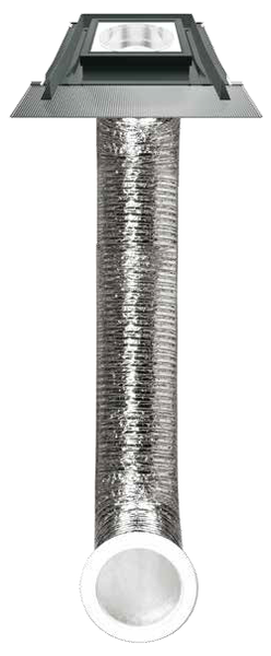 Fakro Light Tunnel SFH-L  Non-Domed "High" Profile FLEX (Flashing and 82-inch Tube Included)