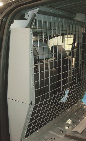 Adrian Steel #P2TCFW14 Wire Partition, Gray, Transit Connect