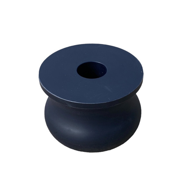 Tapco Parts Crown Molding Upper Roller, Part #12338, dark colored, circular Roller with hole.