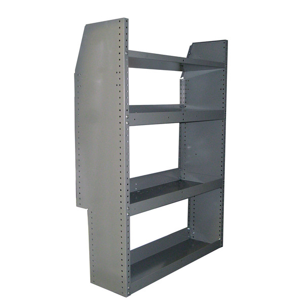 Adrian Steel #HD32TC 4-Shelf Unit, 32w x 46h x 12d, Gray