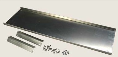 System One Upper Shelf, Durable Storage Solution, steel, for Full Access Tool Boxes, silver in color.