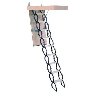 Rainbow Attic Stair Rainbow Star Series S3060 steel attic ladder, 30"x60" opening, 10' ceiling height.