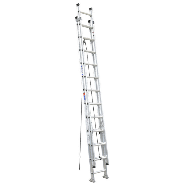 Werner D1524-2 | 24 Ft Aluminum Extension Ladder / Type IA 300 lb Rating