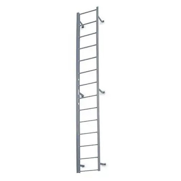 Cotterman F44S Fixed Steel Ladder, 4 Sections, 43 Ft 3 In, 3570244 | F44S, no handrail.