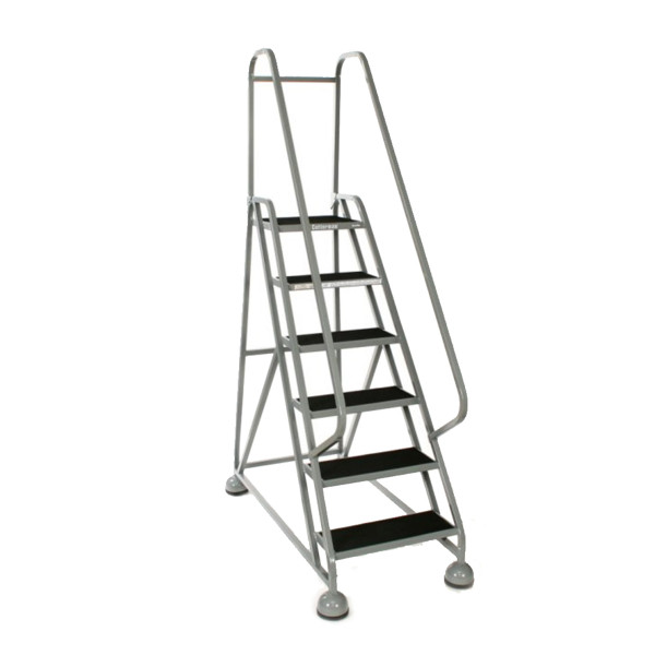 Cotterman ST-521 A2 XX P5 industrial ladder, 5-step, 45 in platform height, double handrail.