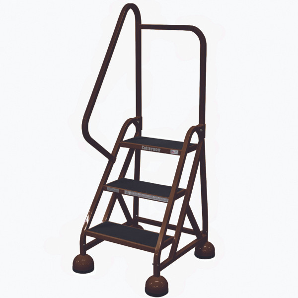 Cotterman ST-302 A2 XX P5 | MasterStep Office Ladder / 3 - Step / 27 In Platform Height / 57 In Overall Height / Left Handrail